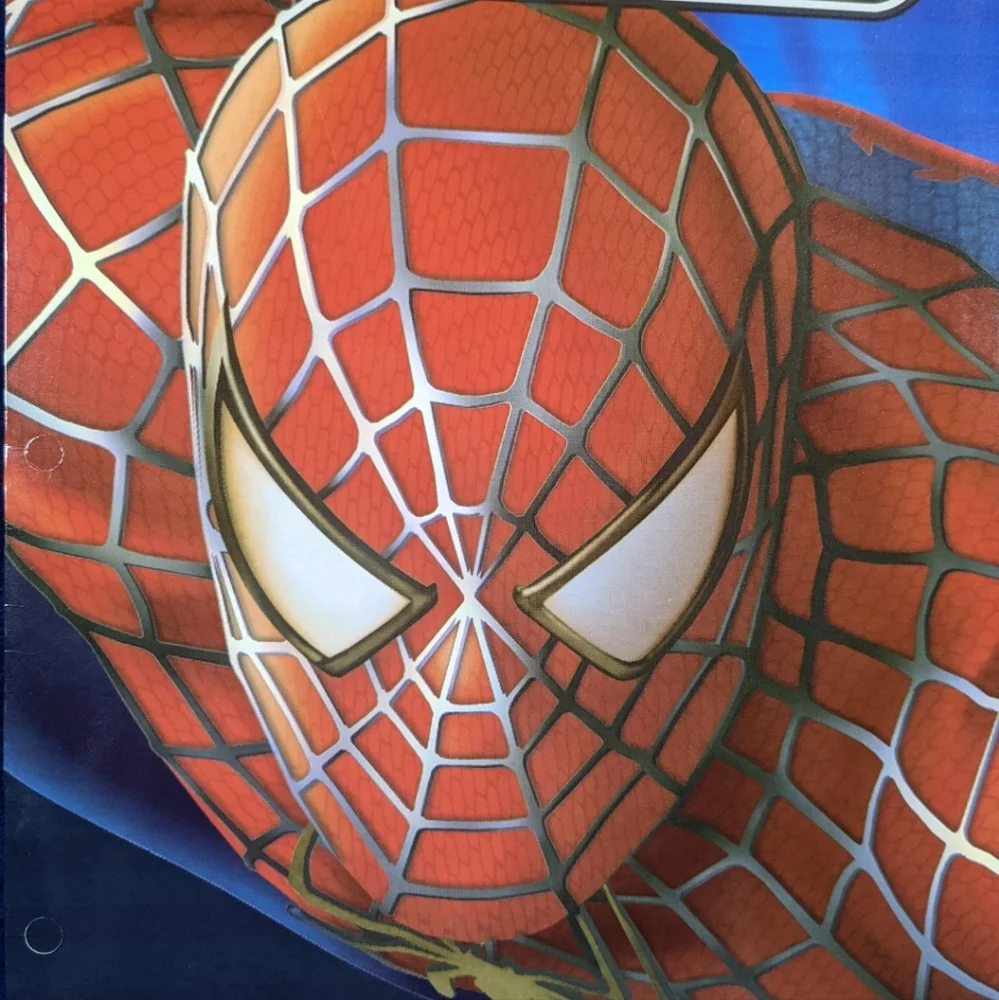 Vintage 2004 Spider-Man 2 Movie Merchandise Pocket Folder Bundle
